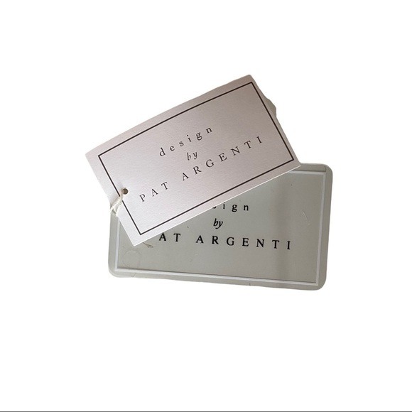 Design by Pat Argenti Navy Blue & Periwinkle Stripes 100% Silk Maxi Dress 10 NWT - Picture 10 of 11